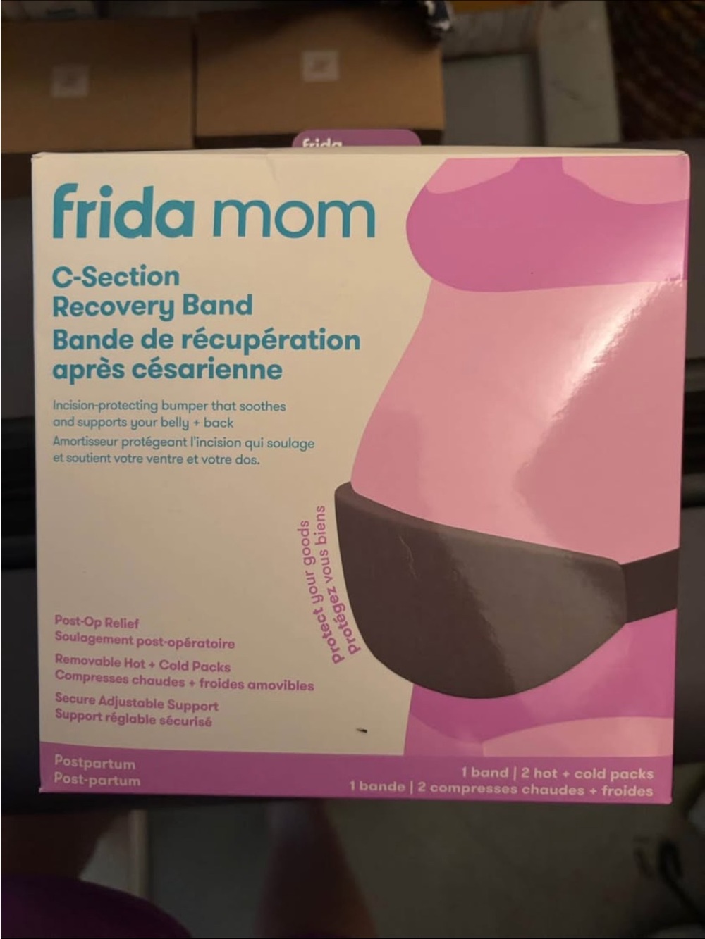Frida Mom C-Section Recovery Band - Gray Support